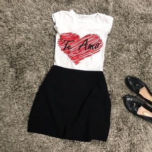 Black pencil skirt boutique finds vintage 90s